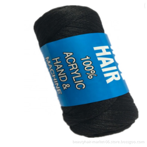 african hair knitting black acrylic twists 70g brazil brazilian wool yarn hair for braiding